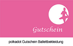 Gutschein Ballettkleidung